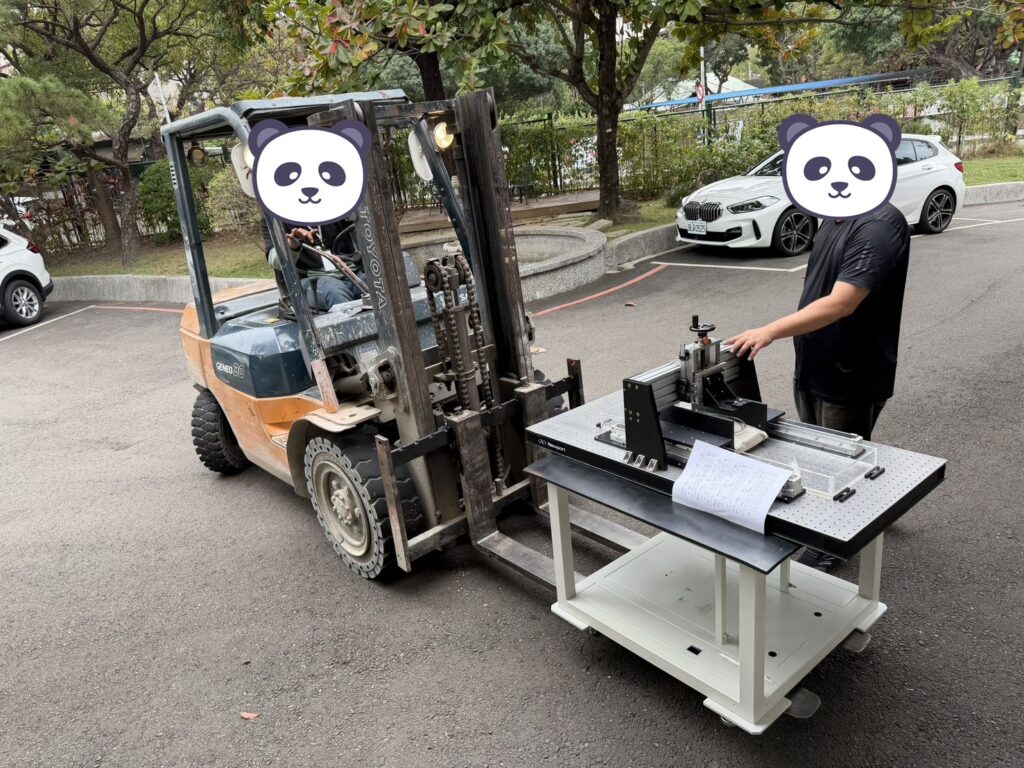 【竹科搬遷實錄】工研院光復院區-挑戰歷史最悠久建築之重機械搬運 3 風城起重行 光復工研院 機台搬移 推高機1